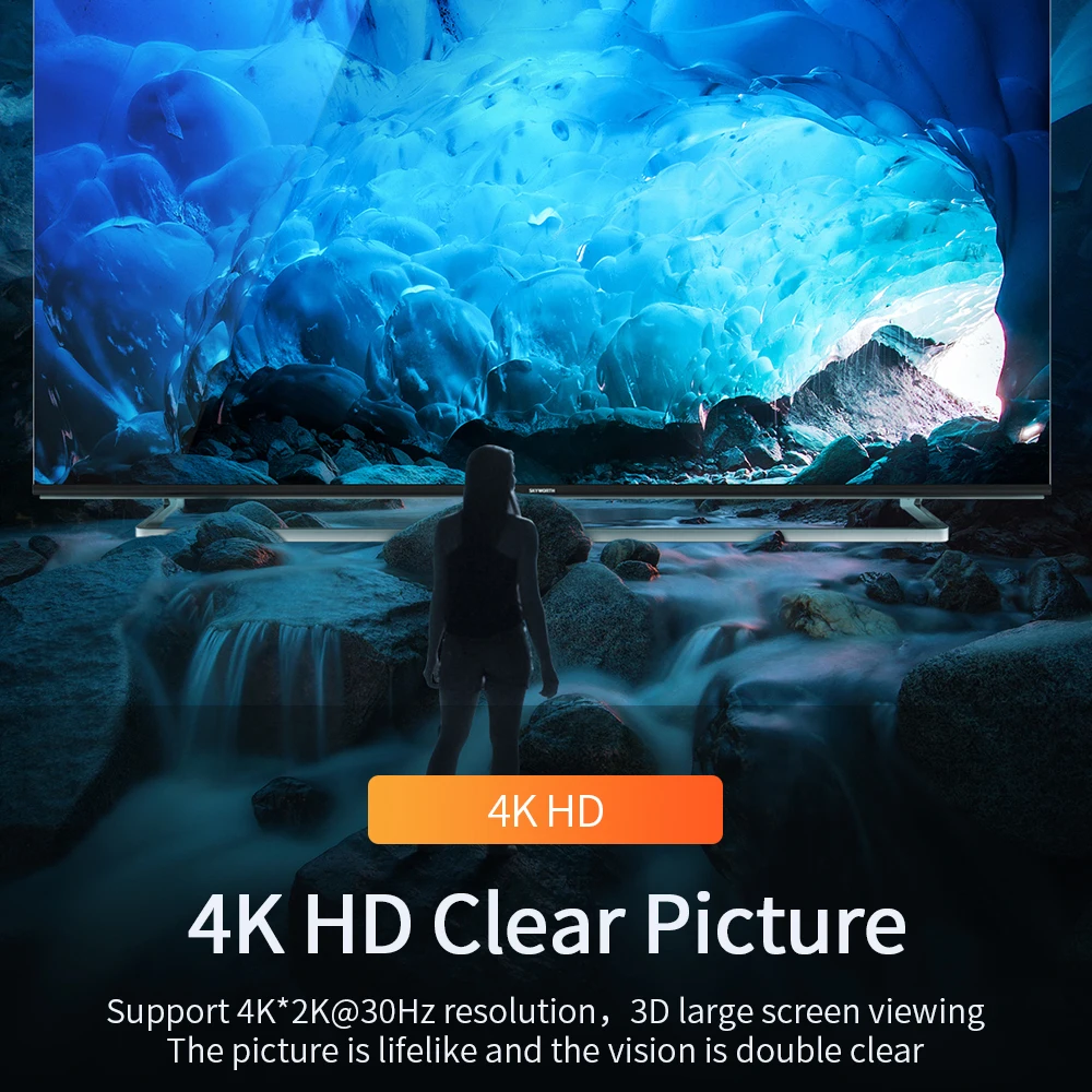 Essager HD ȣȯ  й ġ 4K HD ȣȯ ġ 1x2/2x1  ó 2 In 1 Out for PS5 TV Box