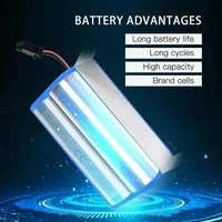 2600-12800mAh 14.4v Battery For Qihoo 360 S5 S7 S7Pro T90 X9  Robotic Vacuum Cleaner Replacement Batteries Part 2