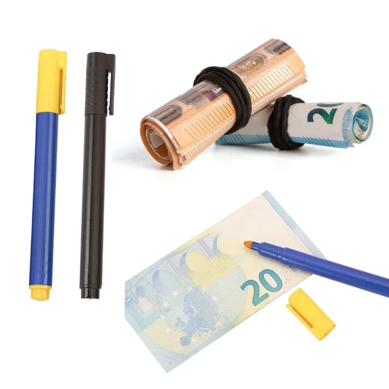 5/10Pcs Fake Money Checker Currency Detector Pen, Fake Money Detctor Marker Detector Markers
