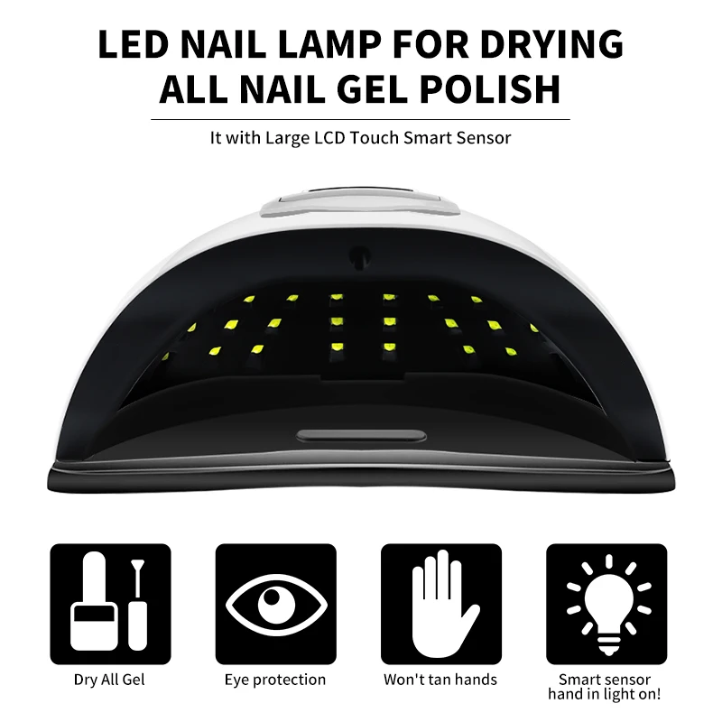 SUN X11MAX Nail Dryer Professional 66LED Nail Art Light with Timer and Sensor 280W High Power Fast Drying Gel Nail Polish Tool 2