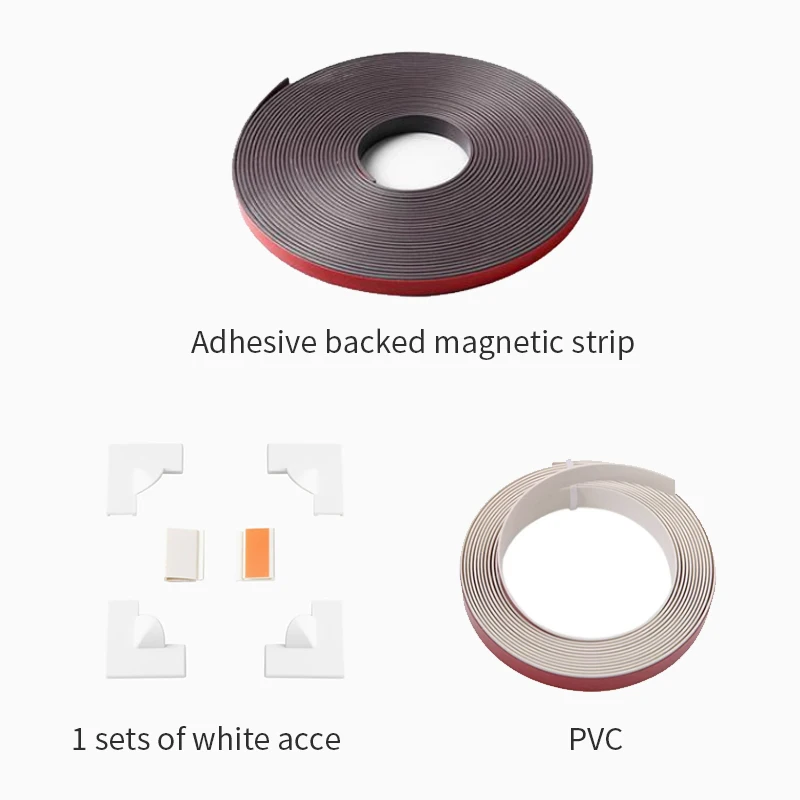 Soft Frame Magnetic Window Screen Accessories DIY Magnetic Screen Window Component Pvc Frame Screen Window magnetic stripe