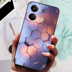 Lion Wolf Silicone Soft Back Cover - Protective Phone Case for Xiaomi Redmi Note 13 Series (10)