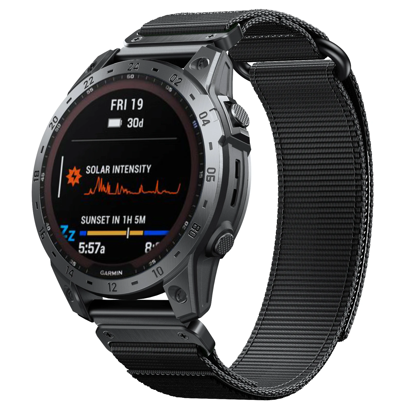 Galaone 22 26mm Nylon Easy Fit Strap Belt For Garmin Fenix5X/5XPlus/6X/6XPro/7X Quick Release Fashion Watch Band For Fenix5 6 7