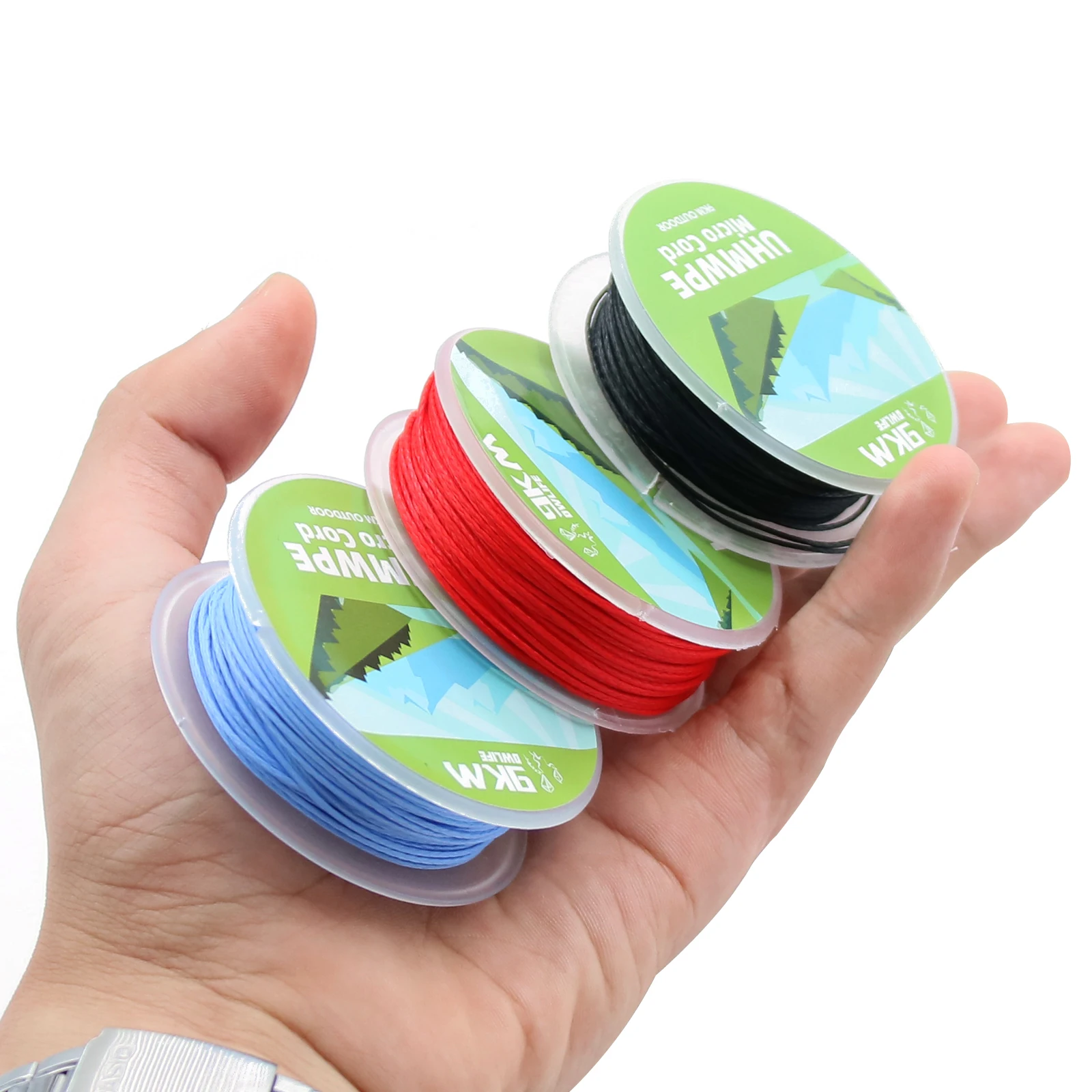 9KM 45KG~340KG Kitesurfing Line UHMWPE Cord Abrasion Resistance Low Stretch for Power Kite Stunt Kite Replacement Flying Lines 4