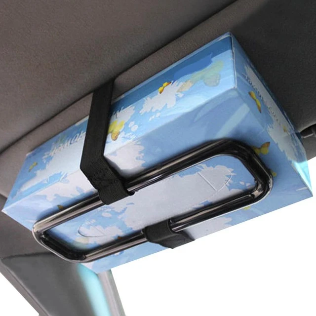 1PC Fixing Strap,Car Tissue Holder Tissue Box Fixing Strap, Car Box Holder  Chair Back Tissue Fixed Holder,Universal Car Paper Towel Napkin Box Holder ,Car  Tissue Rack Clip For Car Universal Sun Visor