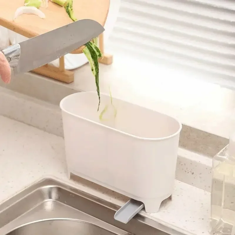 Kitchen Sink Strainer Kitchen Accessories Drain Fruit Vegetable Drainer Sponge Rack Food Residue Storage Box Soup Filter Garbage