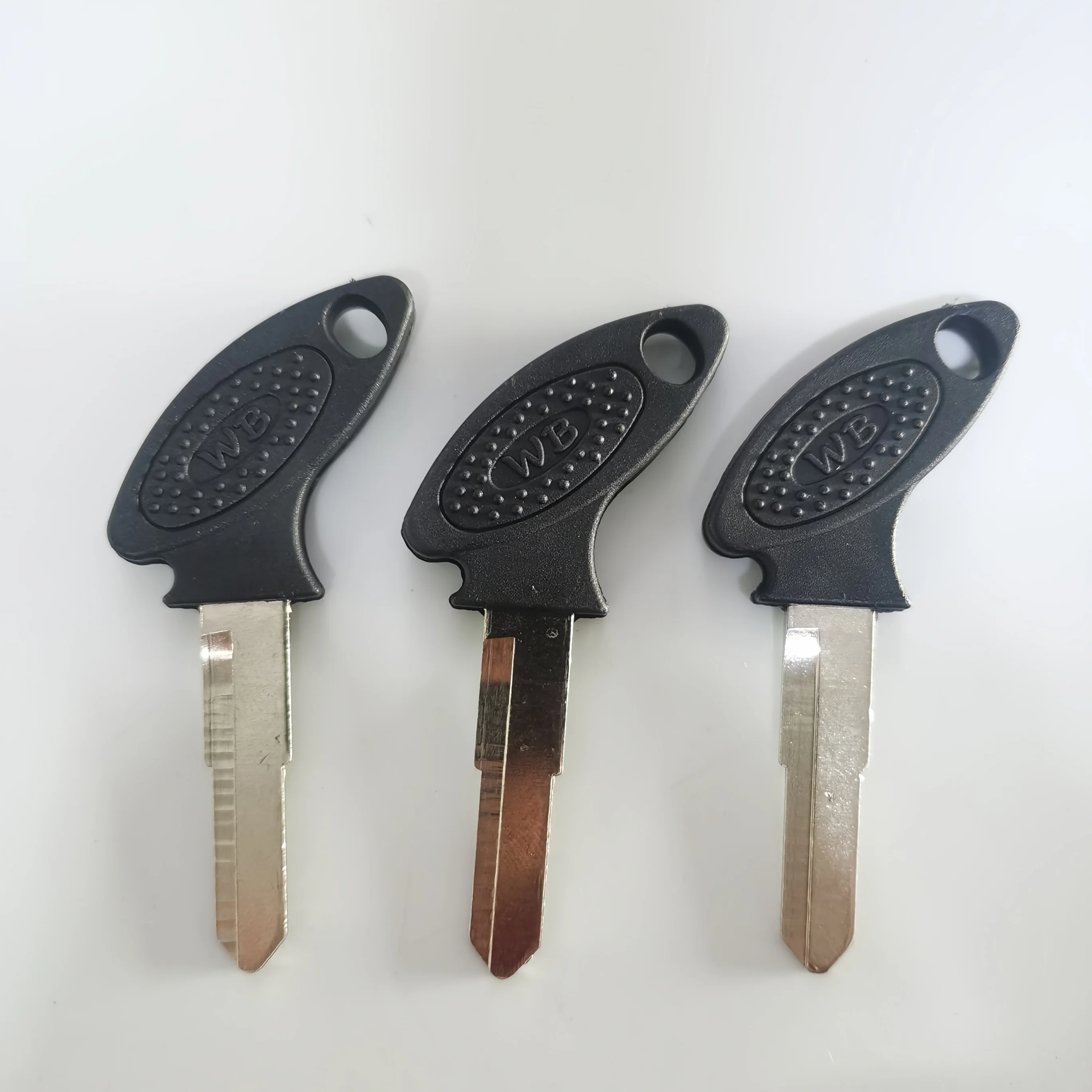 GY6 KYMCO ATV 스쿠터용 5PCS 언컷 오토바이 키 블랭크, 전기 오토바이 좌우 홈, 내구성 있는 철제 구조