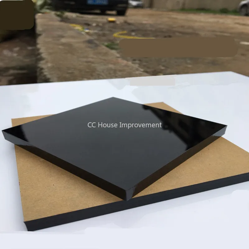 350mm*350mm Acrylic Board Glossy Pure Black Plexiglass Plastic Sheet Organic Glass Polymethyl Methacrylate