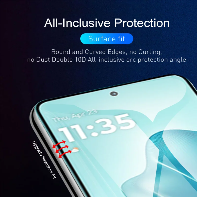 4Pcs Hydrogel Full Coverage Screen Protectors - Soft Film