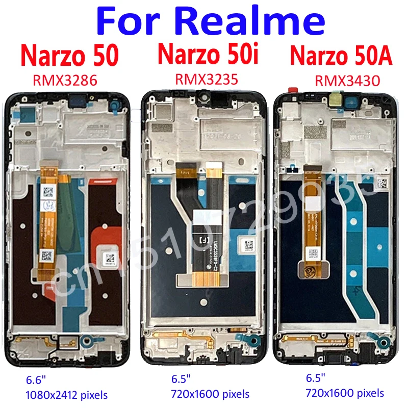 Best-New-LCD-For-Realme-Narzo-50-RMX3286-50i-RMX3235-50A-RMX3430 ...