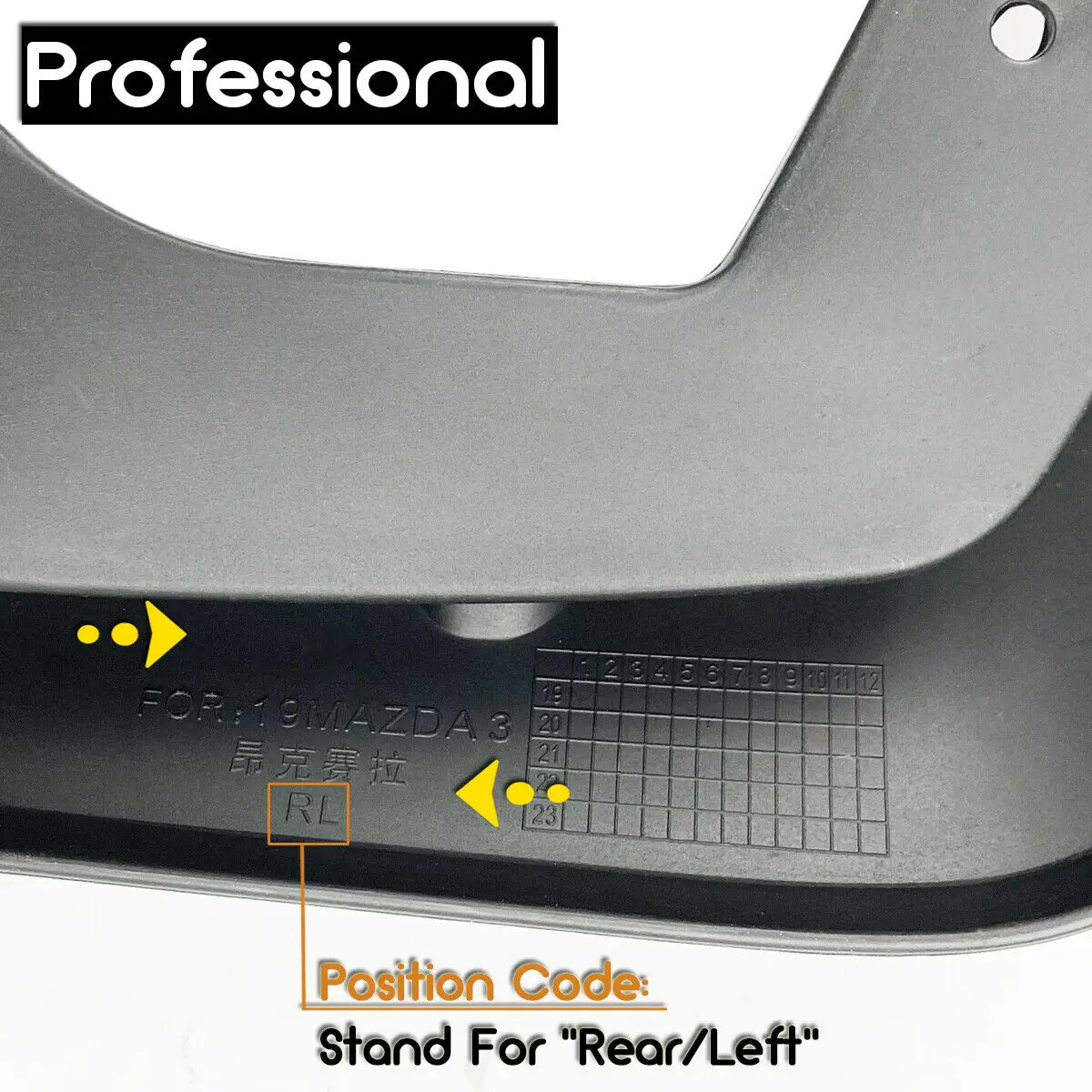 4pcs/Set Mudflaps For Mazda 3 Mazda3 BP-Hatchback Hatch Mud Flaps Splash Guards Mudguards Mud Flap Front Rear Fender car mud flaps car mudguard