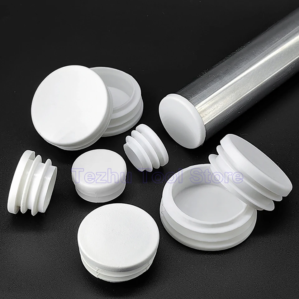 Tappi Terminali Rotondi In Plastica Per Tubi – Diametri Da 10 Mm A 140 Mm – Lotto Assortito