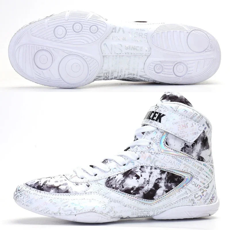 New Boxing Shoes Men Women Flighting Boots for Men Women Light Weight Wrestling Sneakers Anti Slip Wrestling Shoes