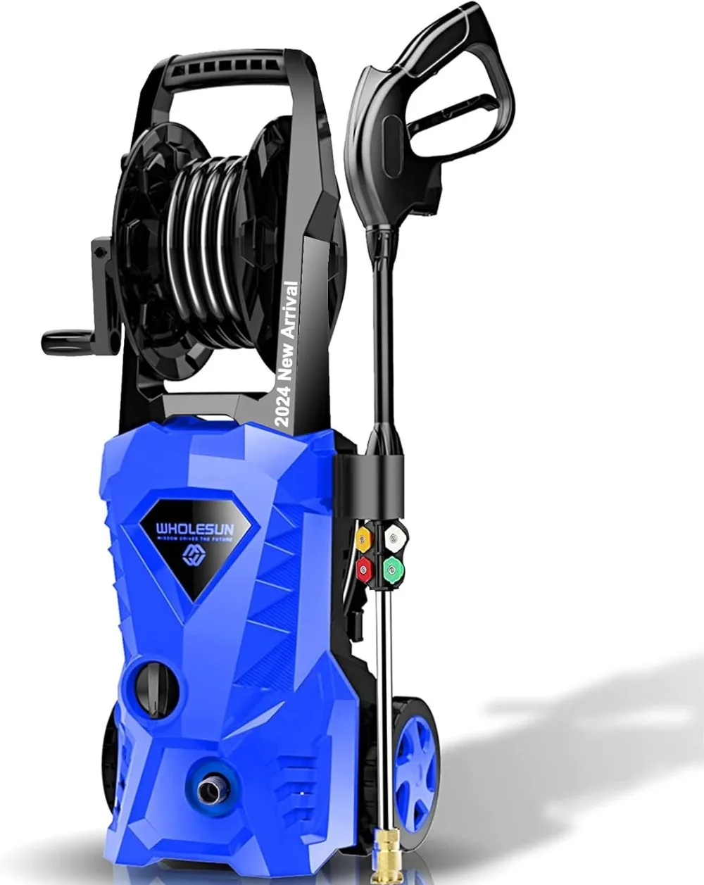 

3500PSI Electric Pressure Washer 2.65GPM Power Washer 1600W High Pressure Cleaner Machine with 4 Nozzles Foam Cannon