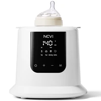 NCVI Baby Bottle Warmer with Steam Sterilizer, 8 Functions, Fast Heating in 3 Mins, 24-Hour Keep Warm, 220V, US Plug,BPA-Free