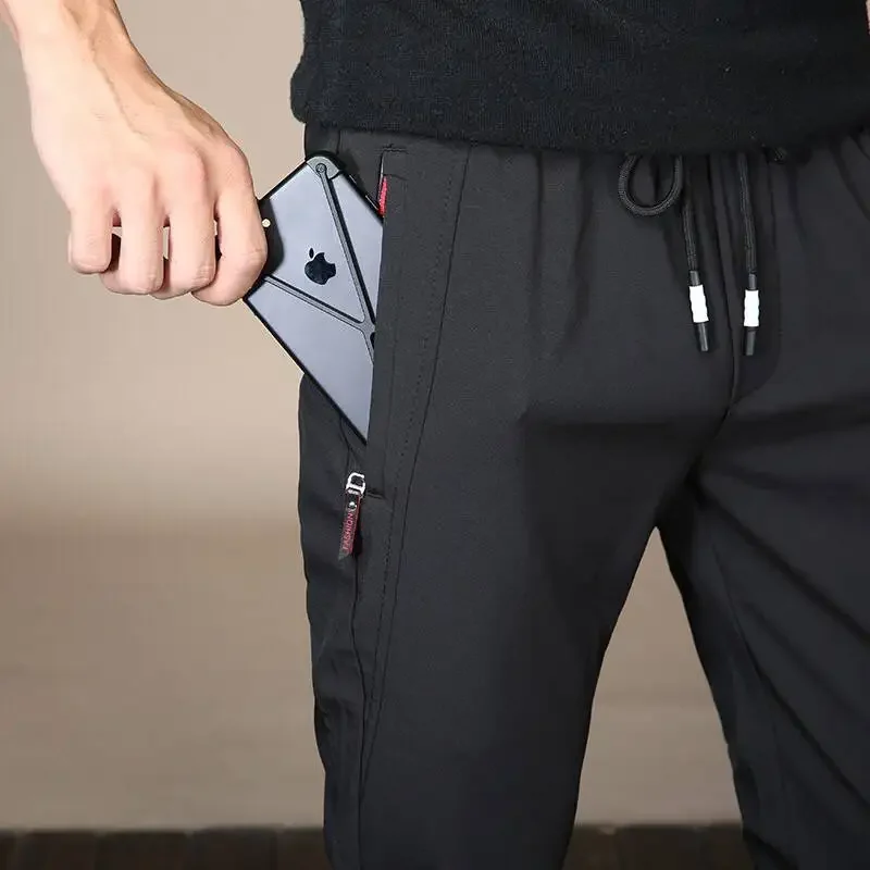 thumbnail image 1 of Pantalones masculinos rectos, pantalones casuales para hombre, holgados, ajustados, holgados, nuevos en diseñador, estilo coreano, alta calidad, venta, tendencia Y2k, largos, 1 of 5