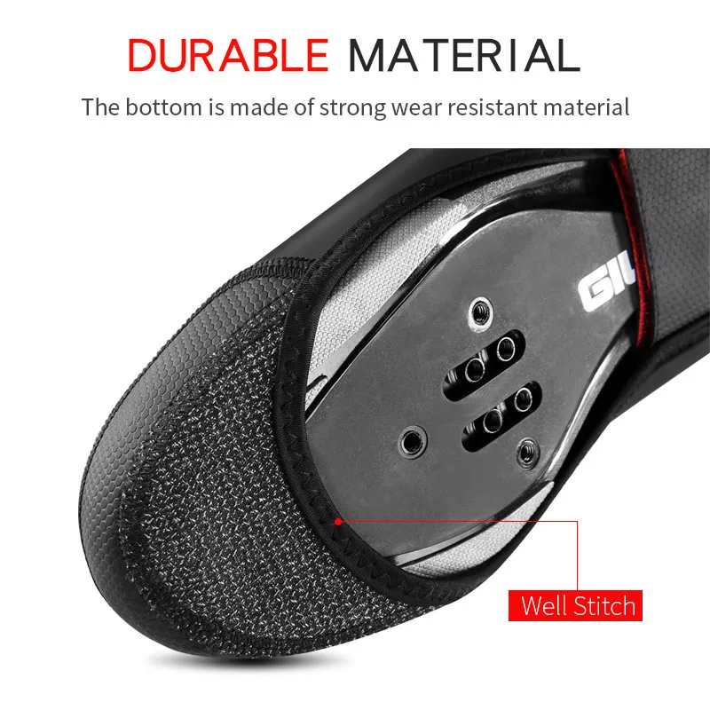 Bicycle Thickened Shoe Cover Mountain Road Bike Comfortable Lock Heat Water/Wind Proof Anti-slip Outdoor Cycling Equipment bicycle shoe covers