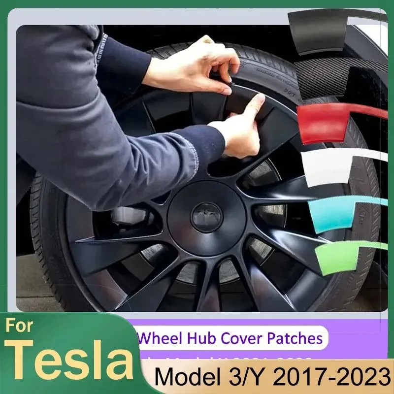 For Tesla Model Y 20/21 Inches Hub Caps Patch Luminous Wheel Cover ABS Wheel Protector wheel hub covers wheel hub caps