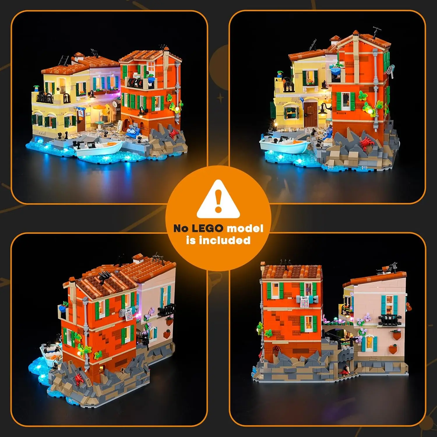 【新品】LYCOPRO SMART MINI HPROSPER 5V LED Light (No Model) for Lego 21359 Italian Riviera