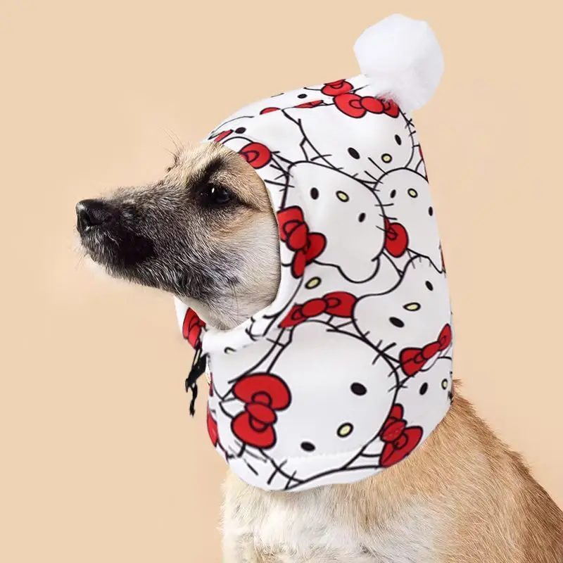 Dog Hat With Winter Velvet And Thick Warm Christmas Hat Bear Shiba Inu New Year's Celebration Cute Winter