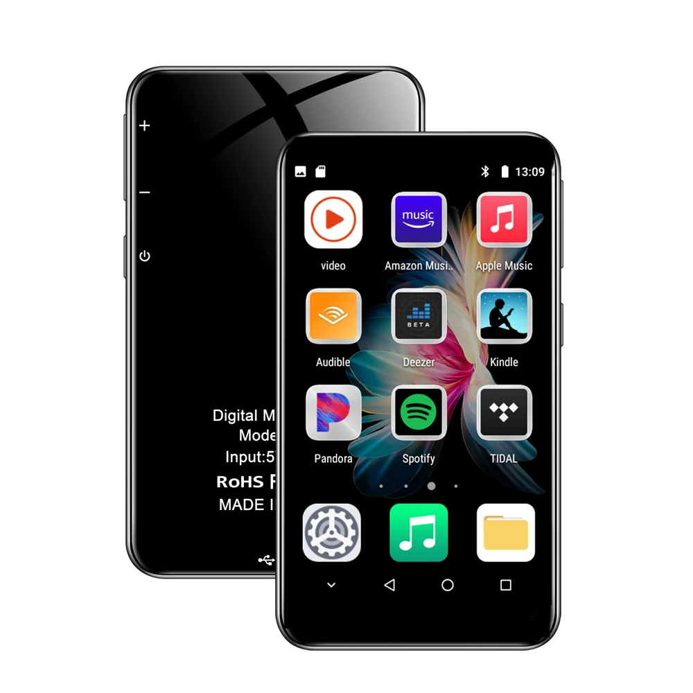 Yophoon-wifi Mp4 Player Android 8.1 Mp3 Leitor de Música Bluetooth Walkman Spotify Pandora Maré Deezer Novo - Image 6