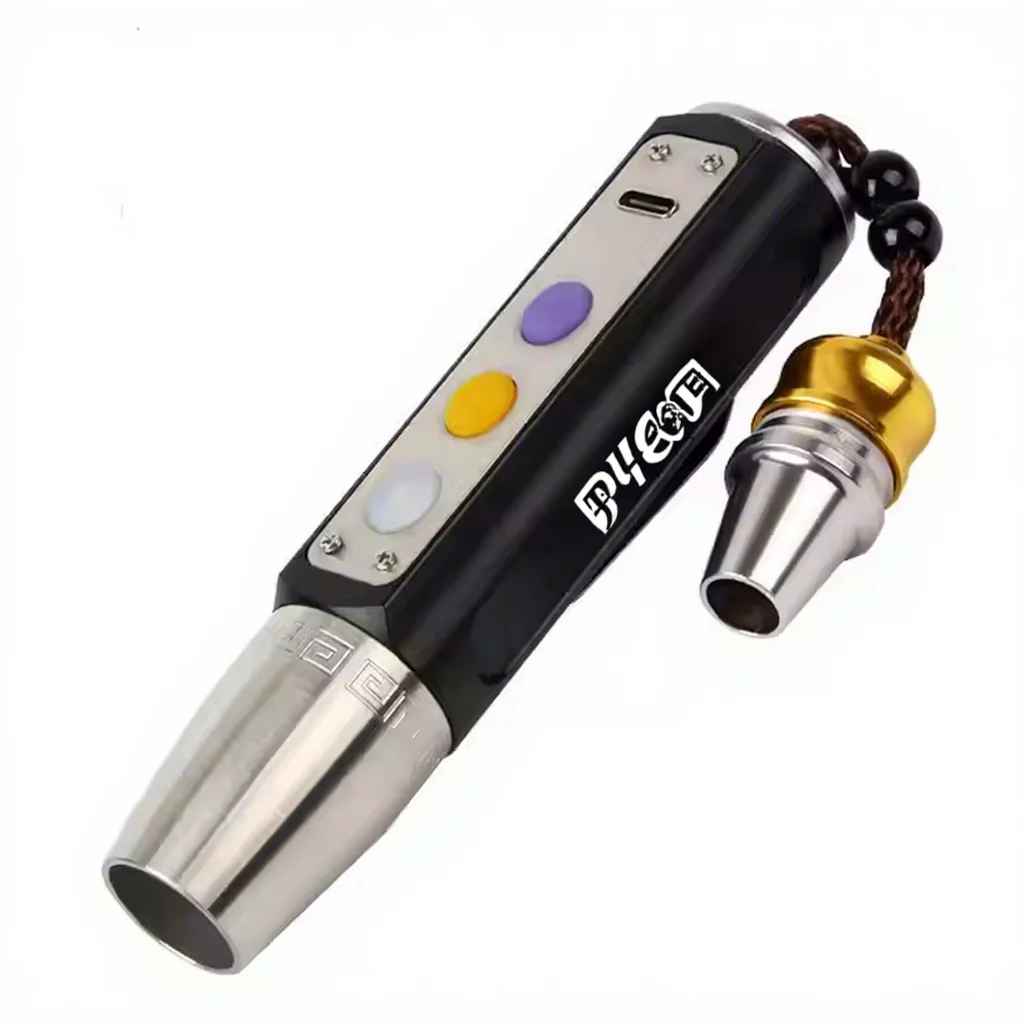 보석 감정용 UV 플래시라이트 USB-C 충전식 백색/황색 365nm LED 소형..