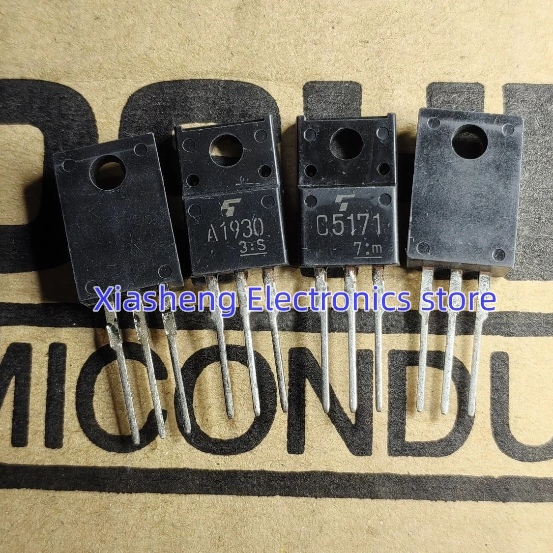 새로운 원본 5 쌍 2SA1930 A1930 + 2SC5171 C5171 TO-220F 오디오 전력 증폭기 트랜지스터 재고 있음 좋은 품질