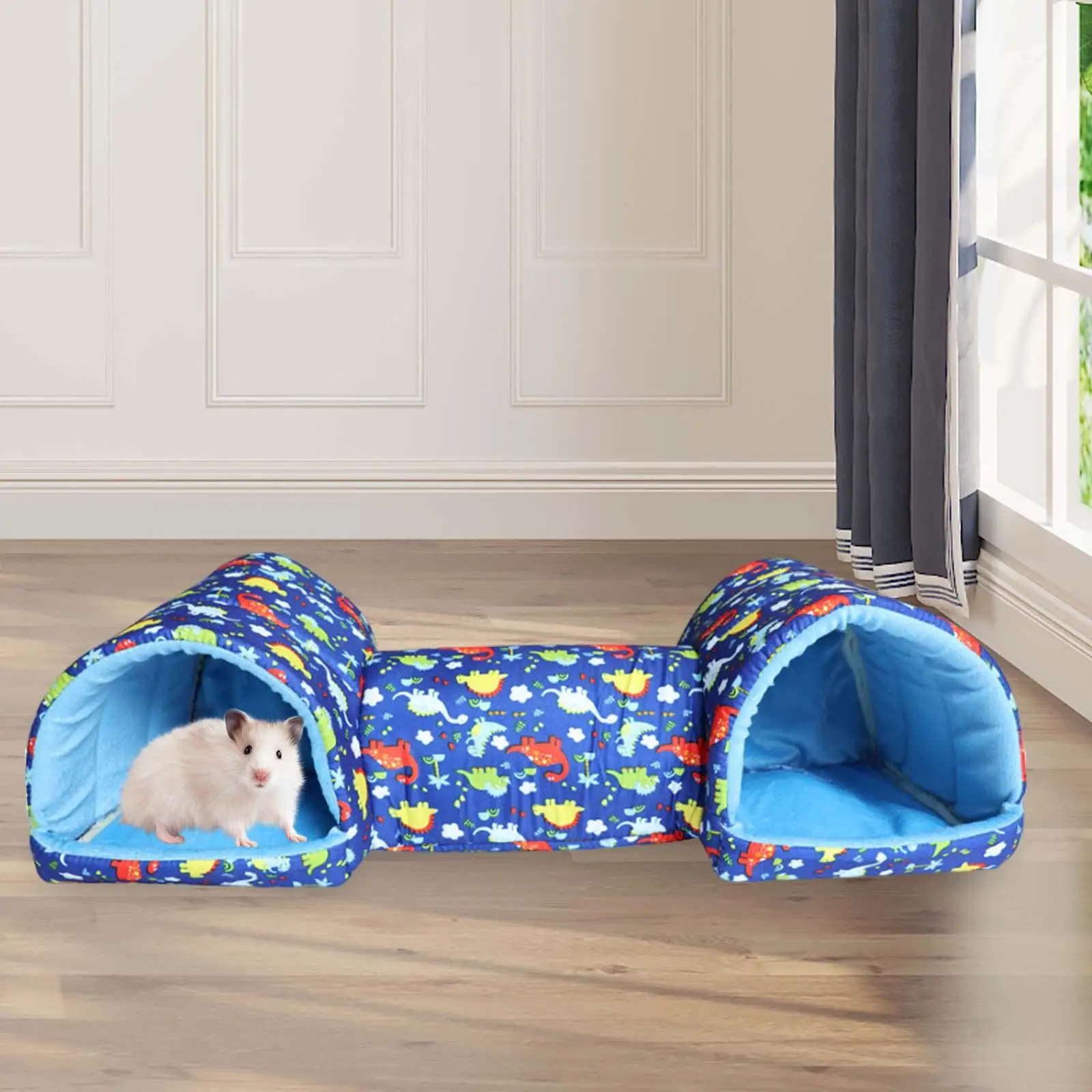 Guinea Pig Tunnel Entertainment Hamster Hideout Bunny House Small Animal House for Ferret Hedgehog Rat Chinchilla Small Pets