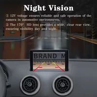 Car Rearview Camera For Audi A1 A3 A4 A6 A6L S5 Q5 Q7 2008 2009-2012 Backup Trunk Handle WaterProof Night Version Parking Cam 4