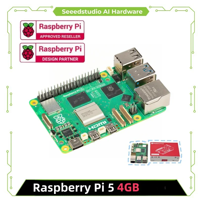 Raspberry Pi5 8GB 16GB 4GB 2GB Kit Laptop MIni PC Computer