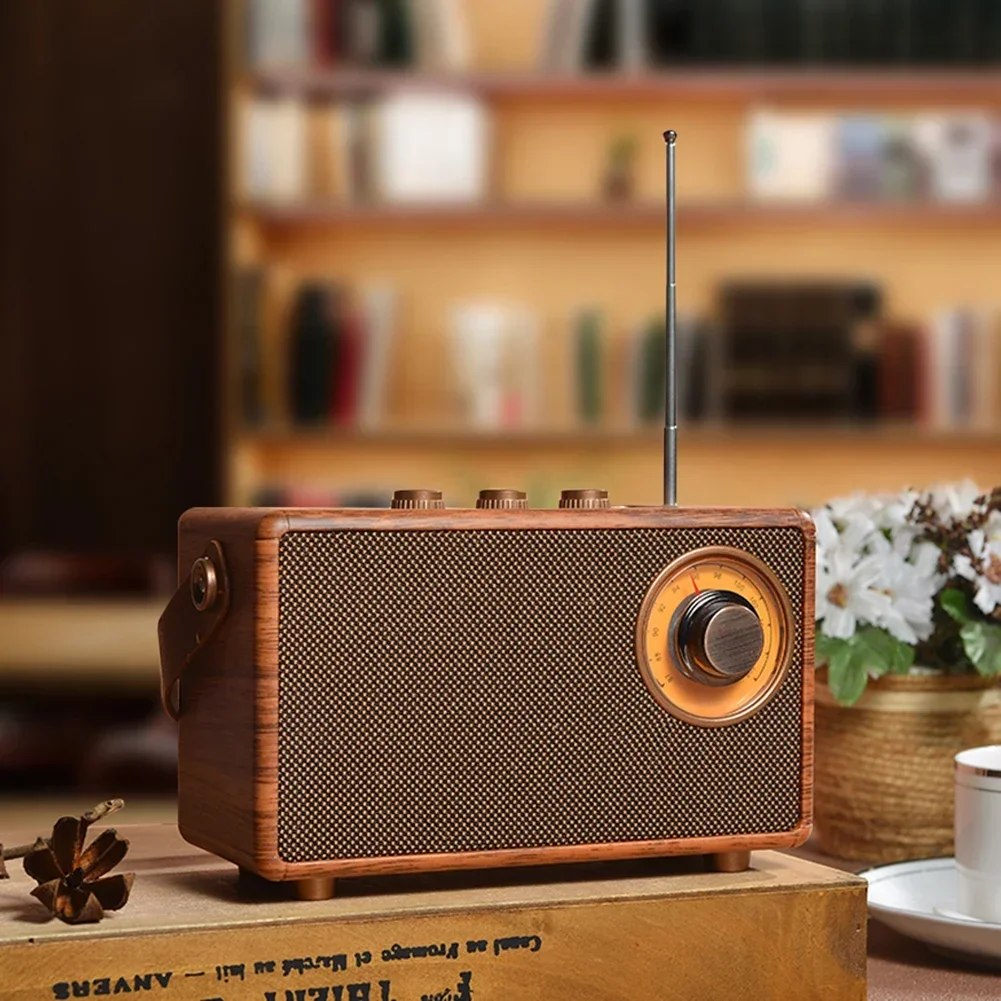 

Creative Radio Speakers Bluetooth-compatible 5.1 for Outdoor Travel Camping Portable Radio Receiver High Fidelity Small Speaker