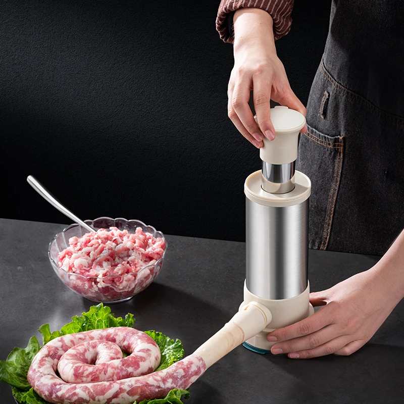GIANXI304 Stainless Steel Handmade Sausage Enema Kitchen Meat Kit Food-grade Meat Stuffing Kitchen Kit