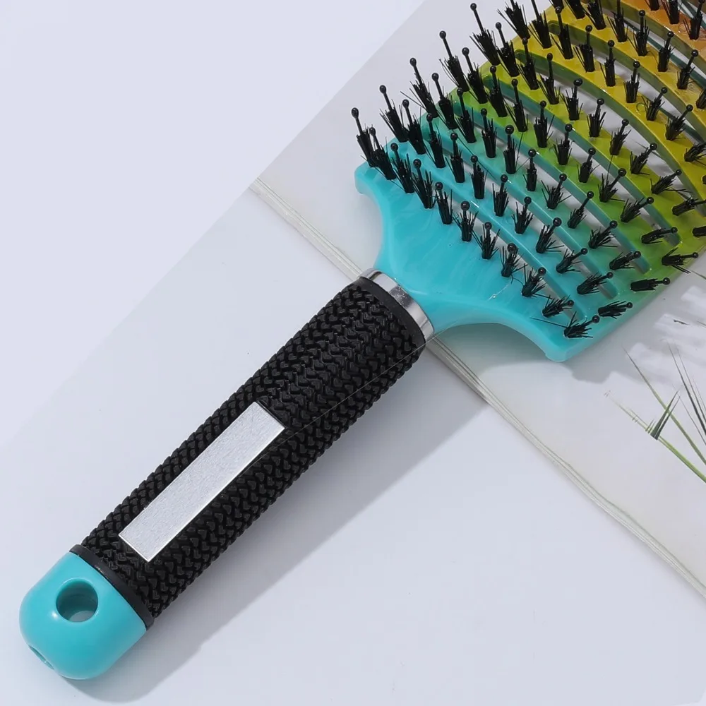Wet Hair Use Magic Scalp Massage Hair Brush Curly Hair Design Styling Tool Hairdressing Tool Professional Detangling Tool
