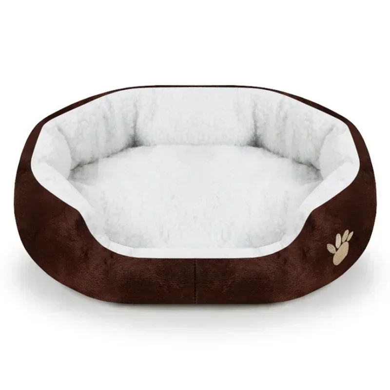 Dog Beds for Large Dogs Cashmere Warming Pet Dog Bed Sofa Lounger