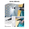 Cordless Electric Riveter Gun Household Power Tools Screwdriver 2.4-4.8mm With LED Light For Makita 18V Battery (Not Included) 5