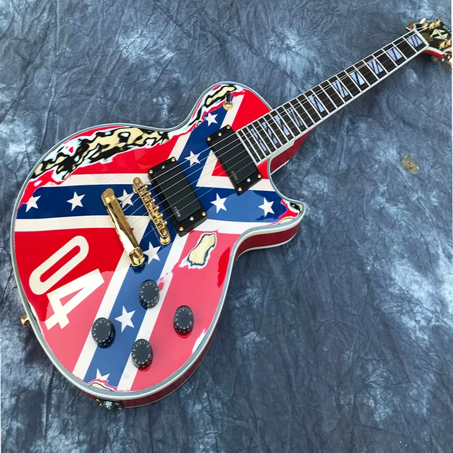 Zakk Wylde Confederate Flag Guitar