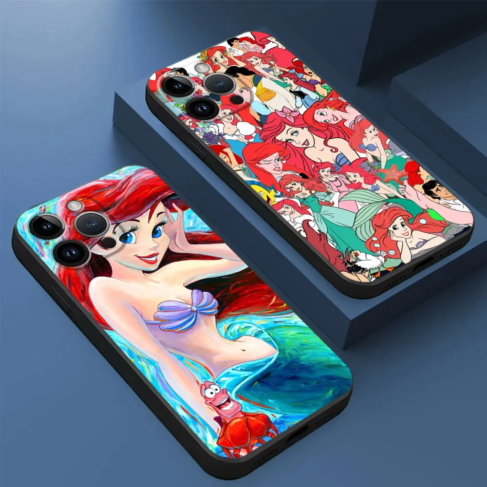 Custodia Disney Little Mermaid Ariel Princess Per Huawei P50 Pro P20 Pro P30 Pro P30 Lite P Smart Z P40 Lite P60 Pro Cover