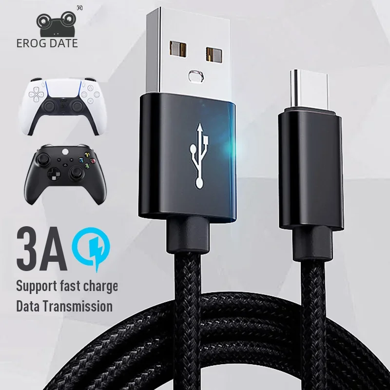 Data charging cable 1m/2m/3m charging cable PS5/Xbox Series S X Controller USB Type C Power cord Playstation 5 gamepad accessories