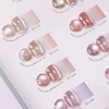 High End 9PCS 9D Sparkling Magnetic Gel Nail Set With Color Card Luxury Cat's Eye Gel Soak Off UV LED Nail Varnish UV Gel 15ml 5