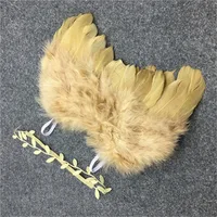 Newborn Photography Accessories Wing Baby Photo Props Handmade Costumes For Infants Fotografia Crochet Costumes For Baby New 5