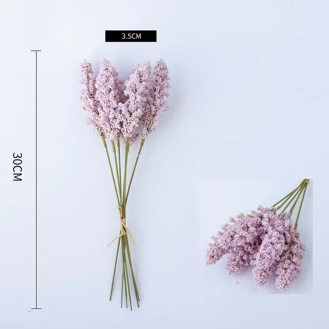 30cm 6 PCs Lavender Foam Artificial Flowers Bouque...