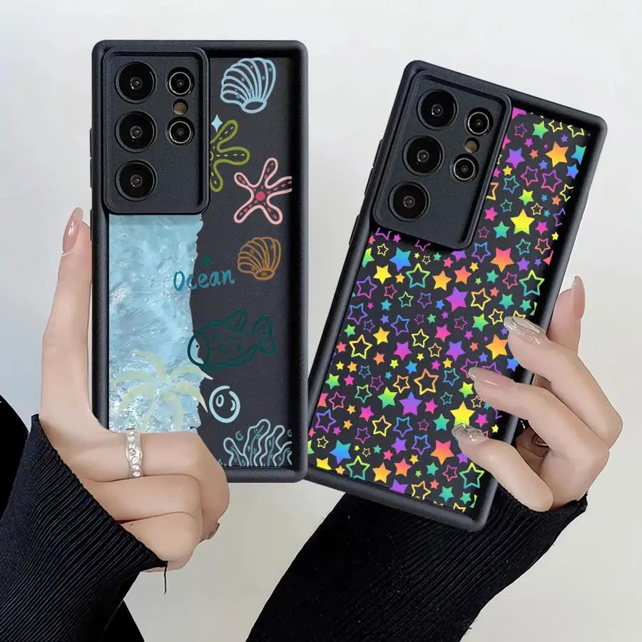 Colorful Stars Soft Phone Case Cover