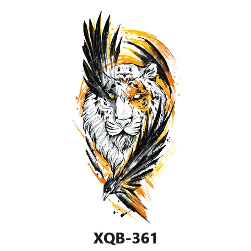 Waterproof Tattoo Stickers Body Small Arm Tattoo Stickers Animal Totem Men And Women Universal Tattoo Stickers Gift Decoration 6