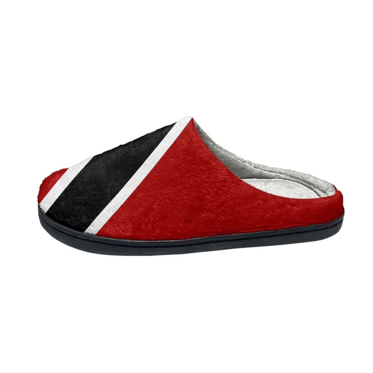 Casual Home Shoes Indoor Slippers Antigua and Barbuda Flag Design House Bedroom Slippers Winter Warm Cotton Slippers for Women