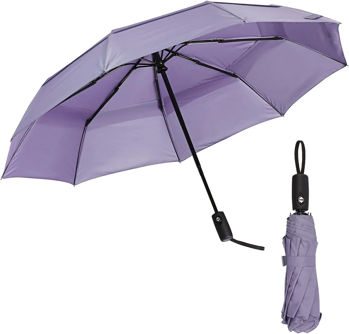 Windproof Travel Umbrella Purple Automatic Umbrellas For Rain Compact Folding Portable Storm Resistant Outdoor Protection folding umbrella automatic umbrella wind resistant umbrella windproof umbrella