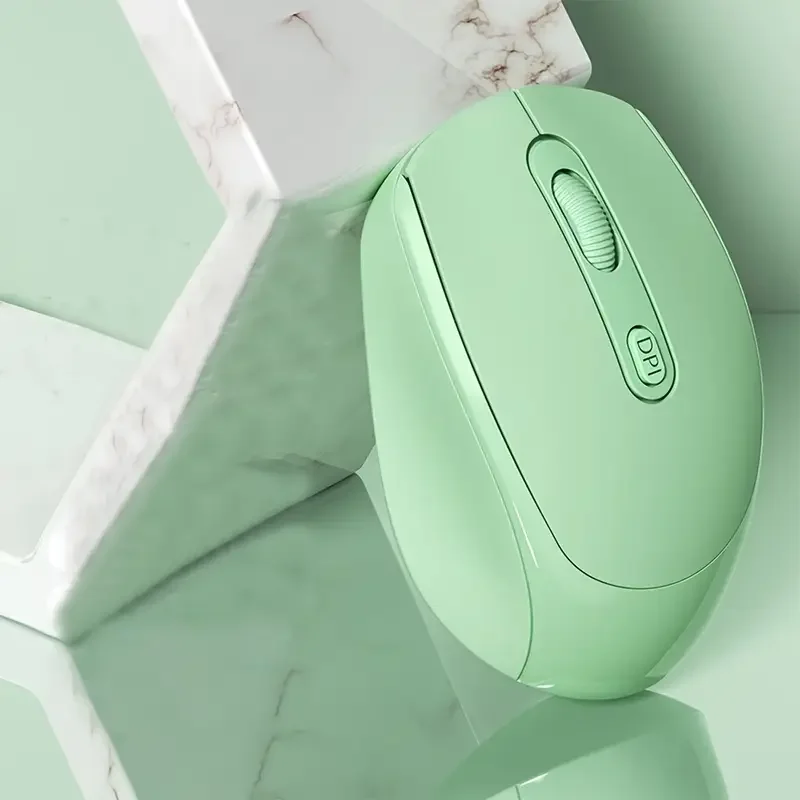Dual Mode Bluetooth-Compatible Wireless Mouse – Sleek, Ergonomic Design for Universal Connectivity