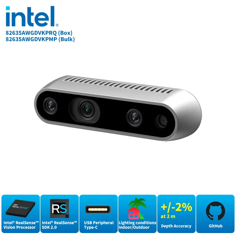 Intel RealSense Stereo Depth Camera D435 1280x720 RGB