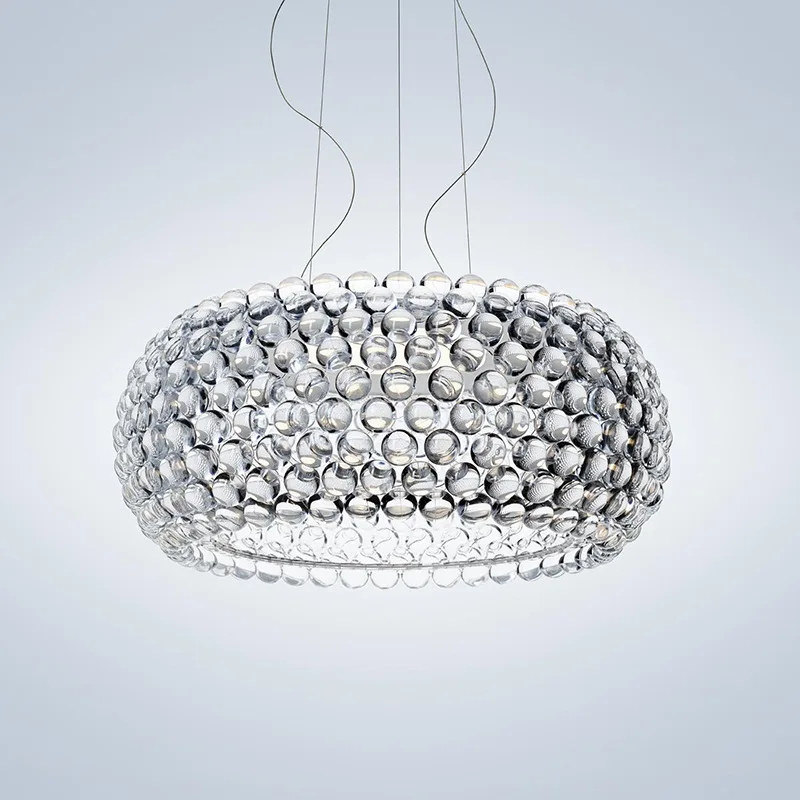 

Nordic Minimalist LED Pendant Light Acrylic Ball Hanging Chandeliers Living Room Restaurant Decor Art Classical Luminaria