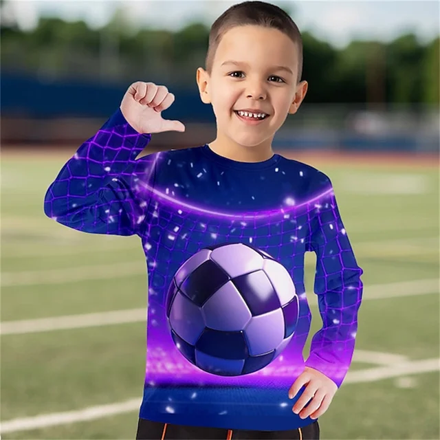 축구를 사랑하는 어린이를 위한 편안하고 스타일리시한 어린이용 축구 셔츠