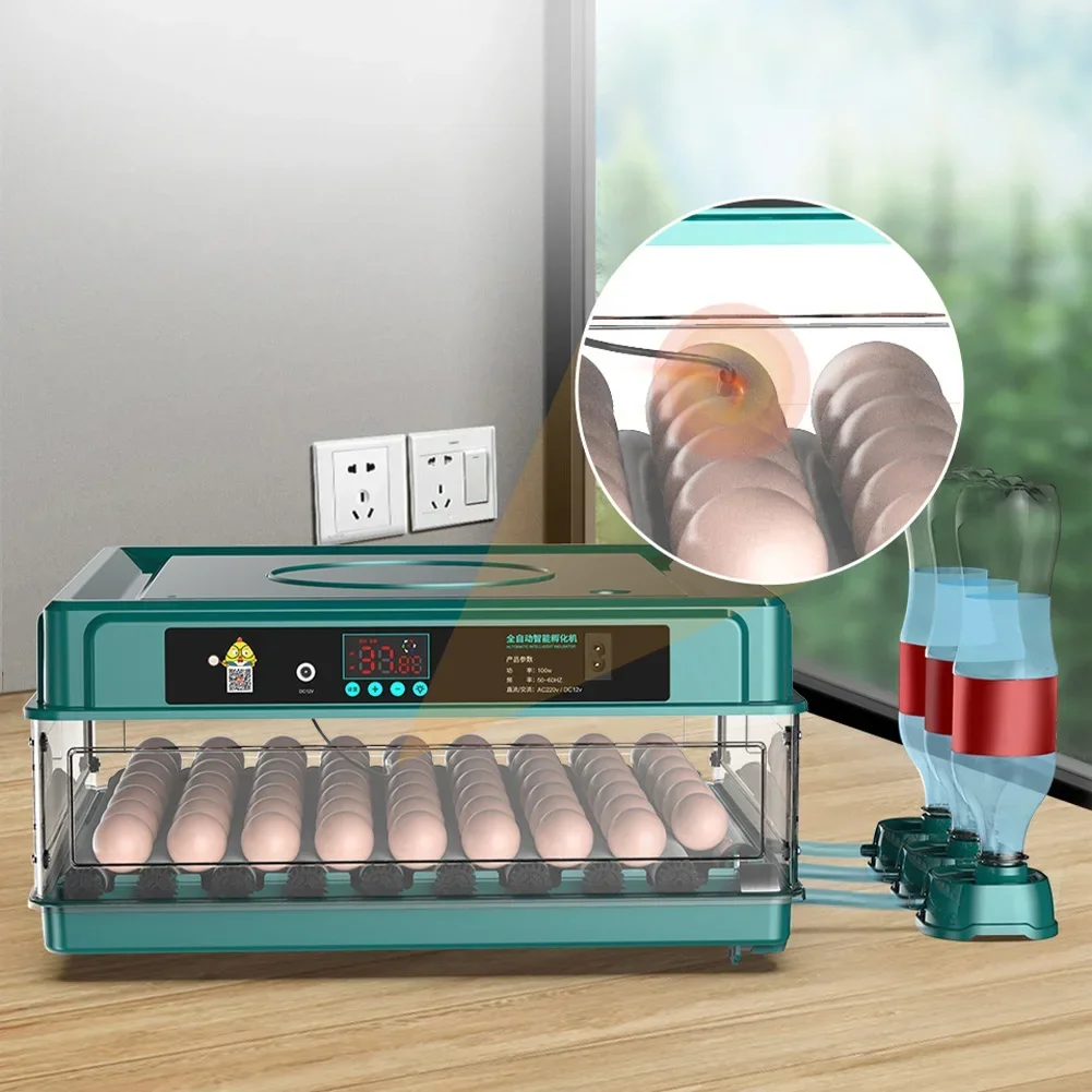

6/12 Farm Bird Quail Chicken Poultry Egg Incubator Fully Automatic Turning Hatching Brooder Farm Hatcher Turner Incubation Tool